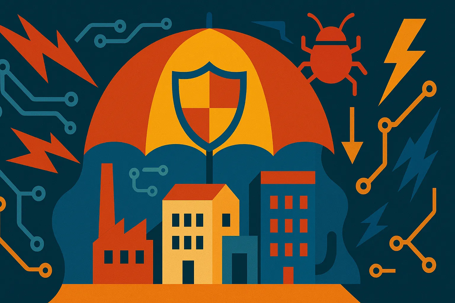 A small business owner reviewing the terms of a cyber insurance policy